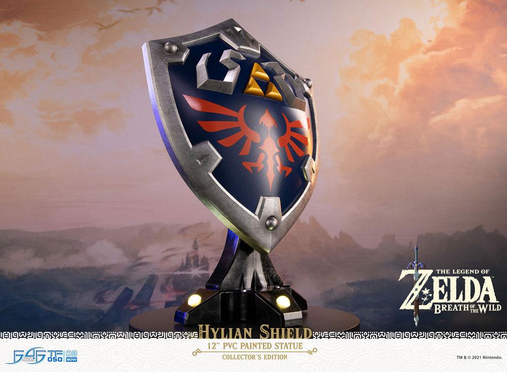 The Legend of Zelda Breath of the Wild PVC Statue Hylian Shield Collector's Edition 29 cm - Damaged packaging