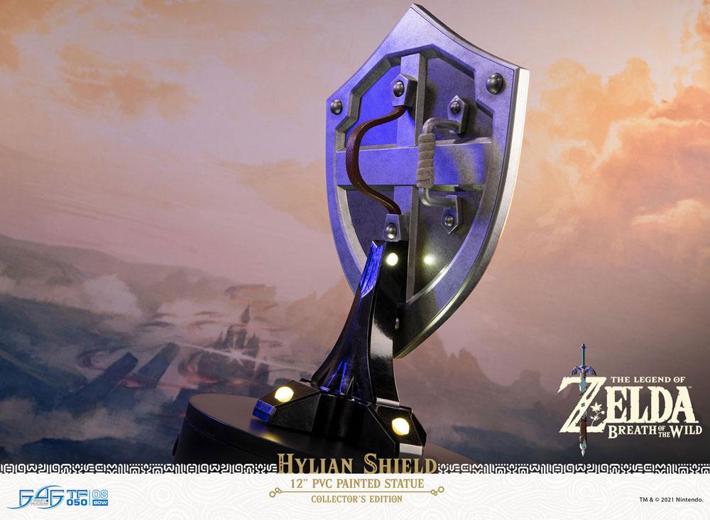 The Legend of Zelda Breath of the Wild PVC Statue Hylian Shield Collector's Edition 29 cm - Damaged packaging