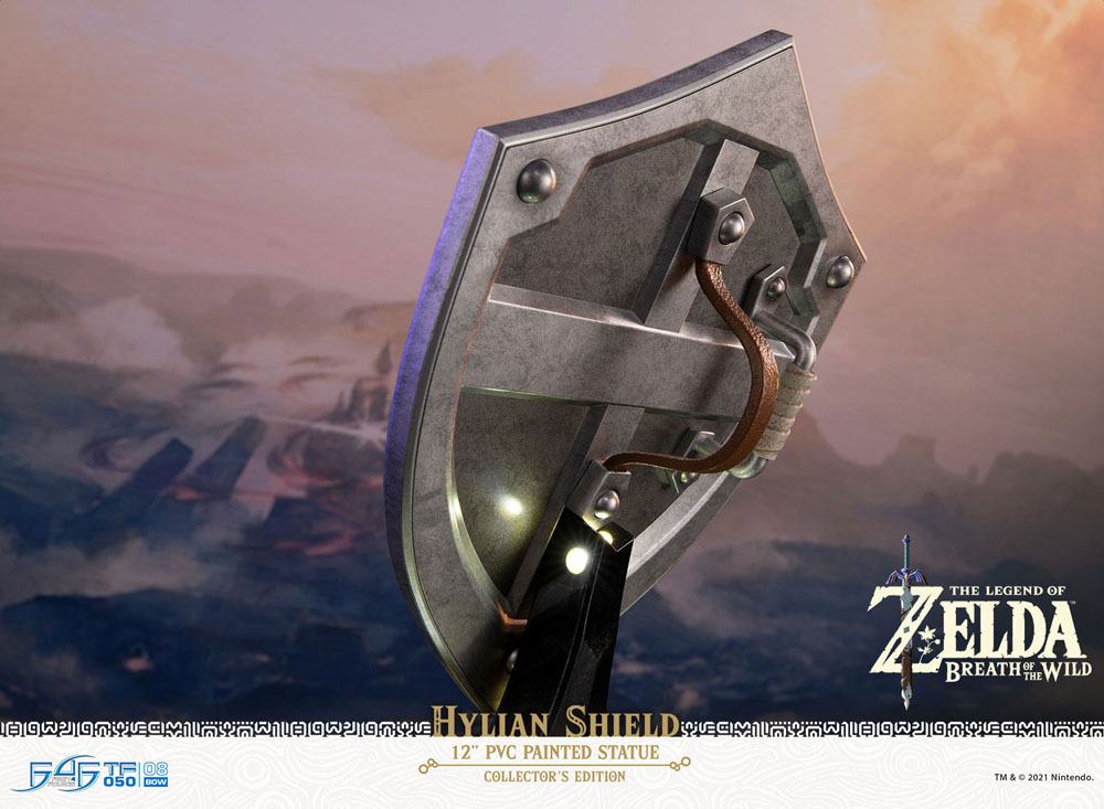 The Legend of Zelda Breath of the Wild PVC Statue Hylian Shield Collector's Edition 29 cm - Damaged packaging