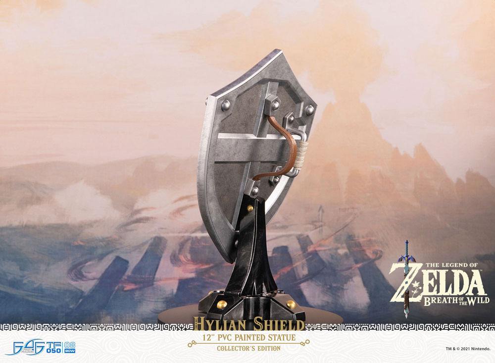 The Legend of Zelda Breath of the Wild PVC Statue Hylian Shield Collector's Edition 29 cm - Damaged packaging