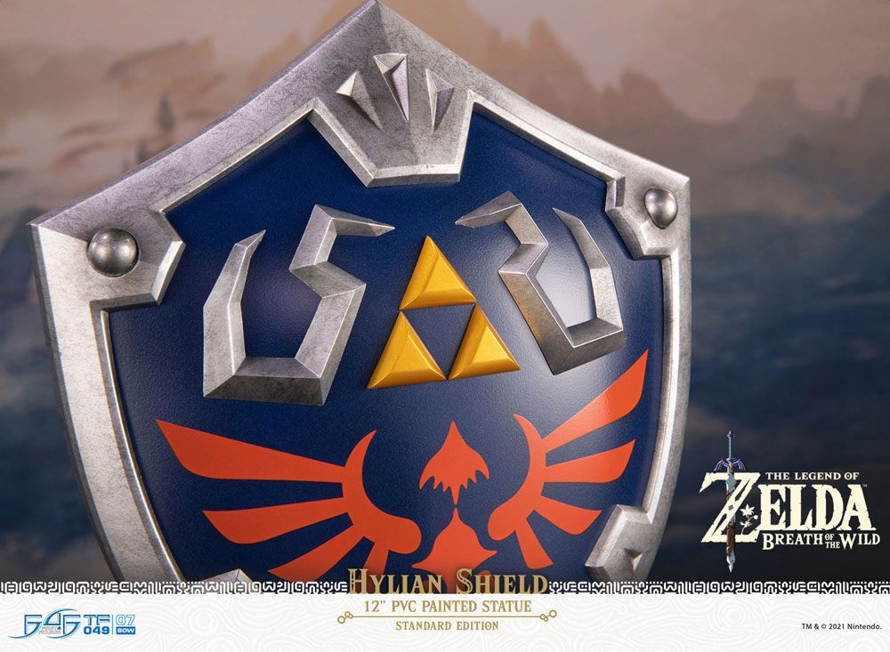 The Legend of Zelda Breath of the Wild PVC Statue Hylian Shield Standard Edition 29 cm