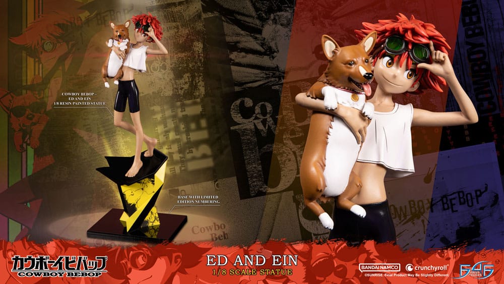 Cowboy Bebop Statue 1/8 Ed &amp; Ein 28 cm