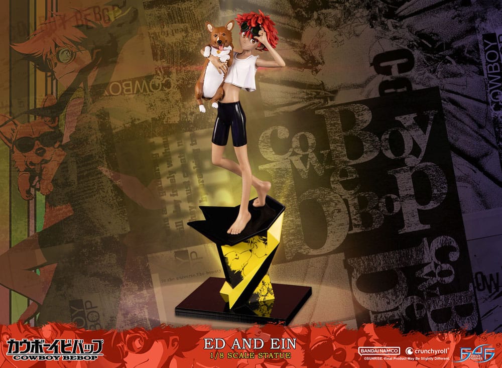 Cowboy Bebop Statue 1/8 Ed & Ein 28 cm