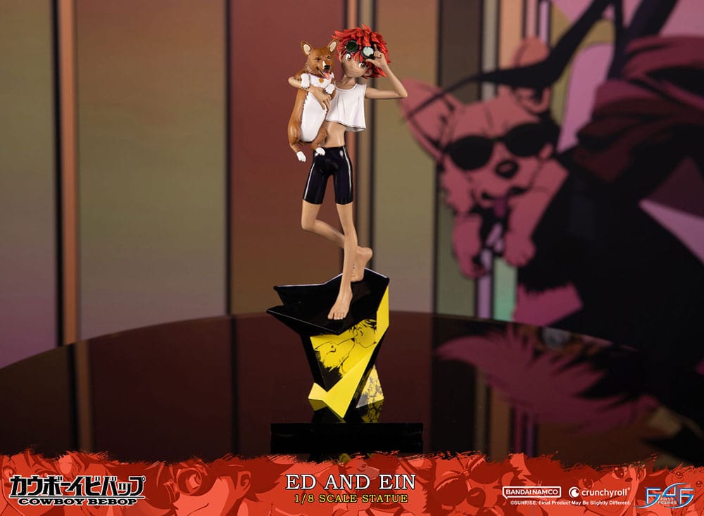 Cowboy Bebop Statue 1/8 Ed & Ein 28 cm