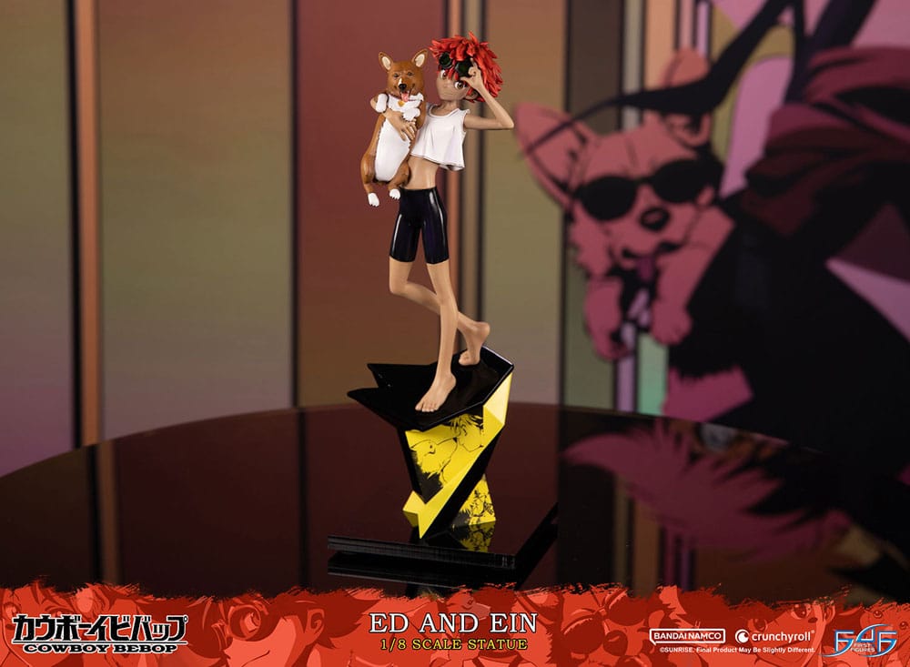 Cowboy Bebop Statue 1/8 Ed & Ein 28 cm