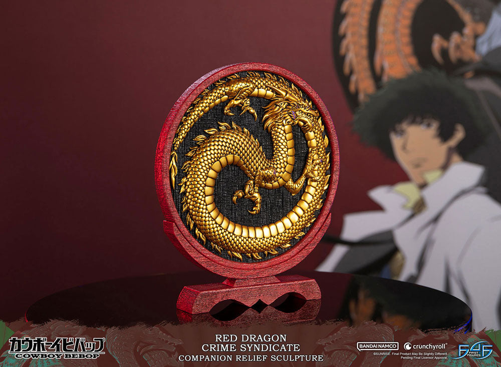 Cowboy Bebop Sculpture Red Dragon Crime Syndicate Companion Relief 35 cm