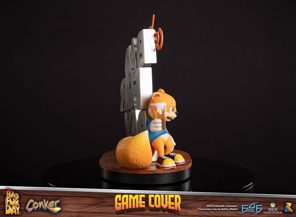Conker´s Bad Fur Day Statue Game Cover Exclusive Edition 45 cm