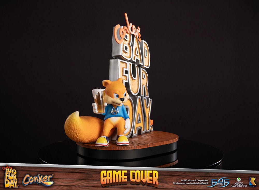 Conker´s Bad Fur Day Statue Game Cover Exclusive Edition 45 cm