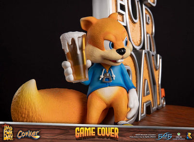 Conker´s Bad Fur Day Statue Game Cover Exclusive Edition 45 cm