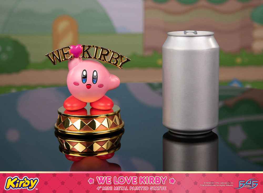 Kirby DieCast Statue We Love Kirby 10 cm