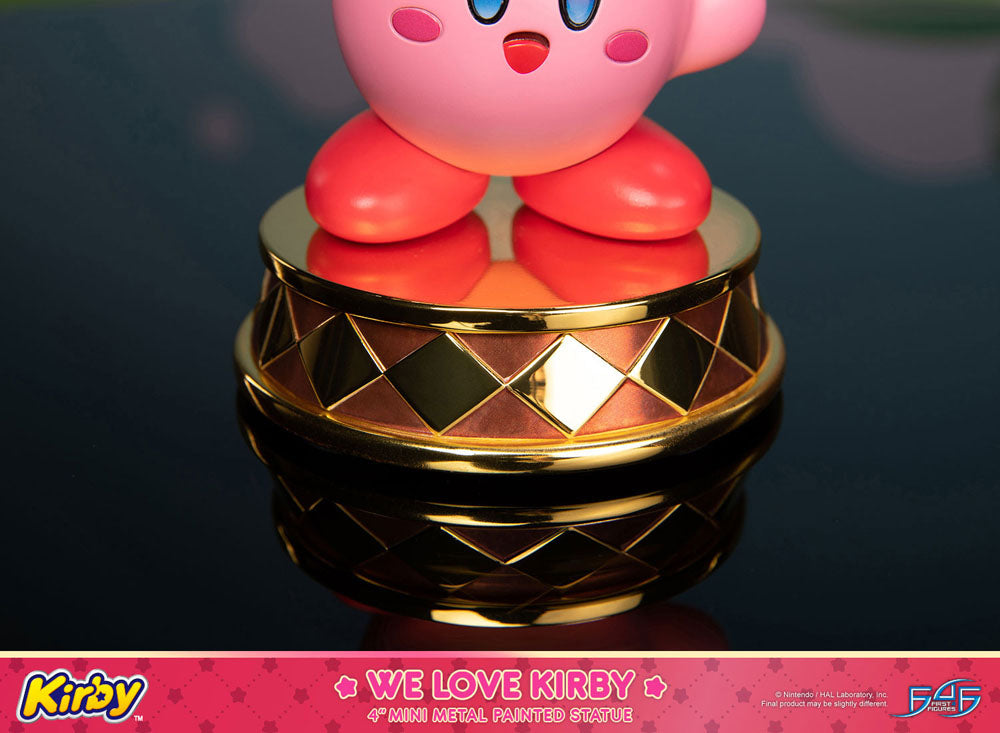 Kirby DieCast Statue We Love Kirby 10 cm