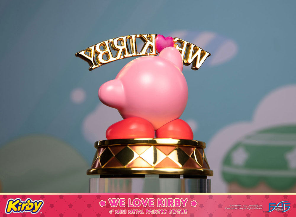 Kirby DieCast Statue We Love Kirby 10 cm