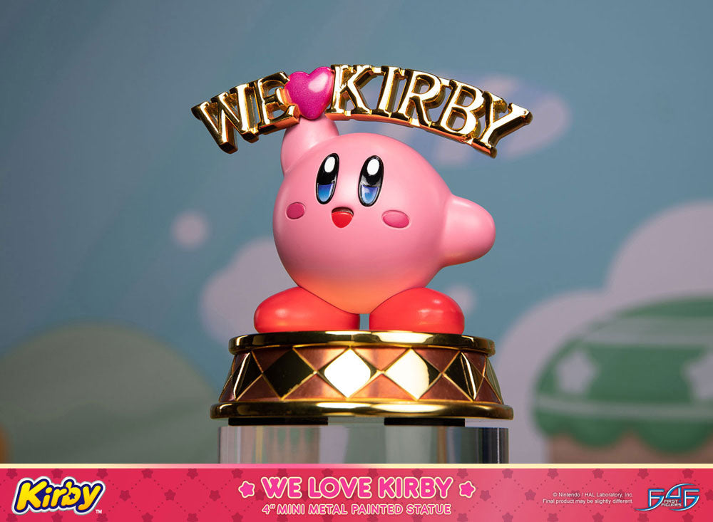 Kirby DieCast Statue We Love Kirby 10 cm