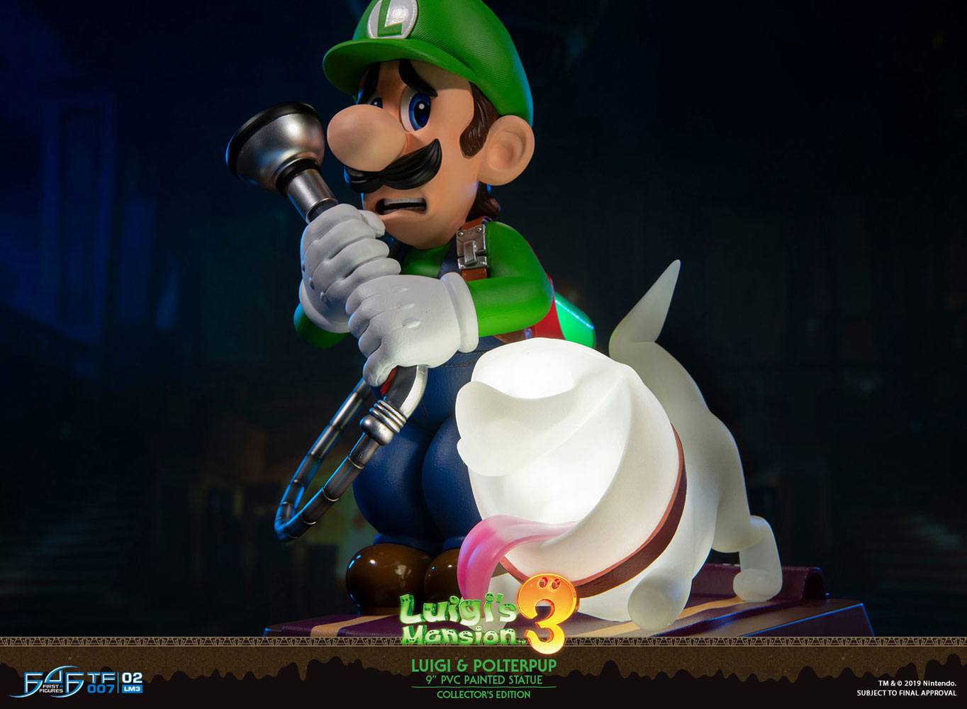 Luigi's Mansion 3 PVC Statue Luigi & Polterpup Collector's Edition 23 cm