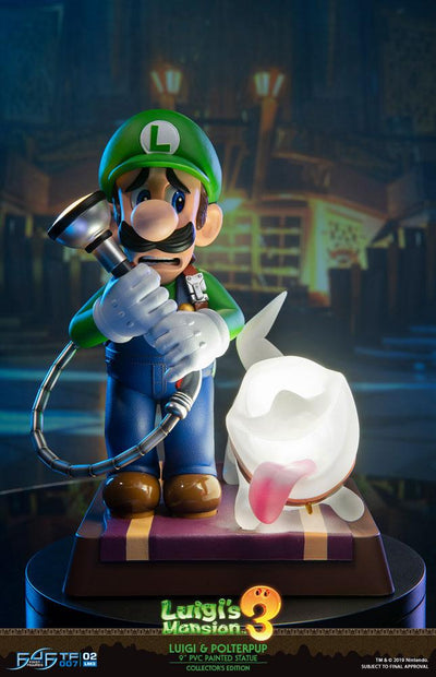 Luigi's Mansion 3 PVC Statue Luigi & Polterpup Collector's Edition 23 cm