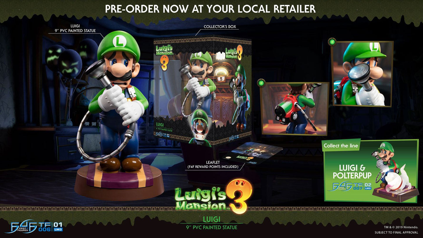 Luigi's Mansion 3 PVC Statue Luigi 23 cm