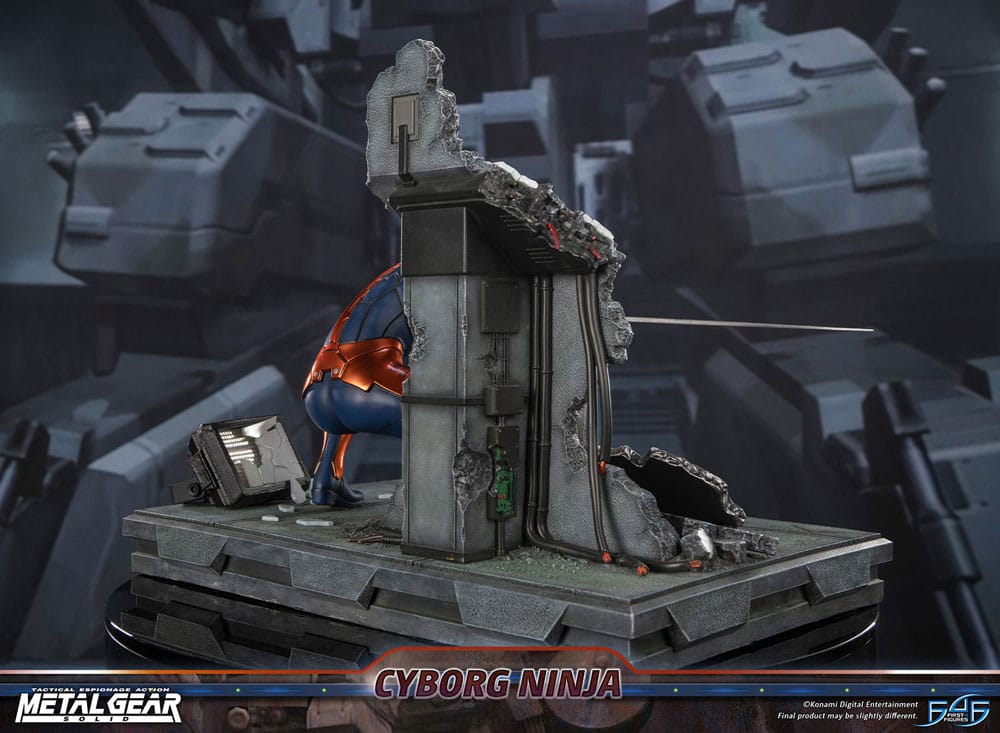 Metal Gear Solid Statue Cyborg Ninja (Gray Fox) 41 cm