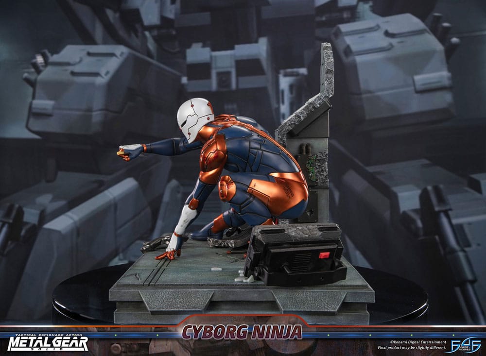 Metal Gear Solid Statue Cyborg Ninja (Grey Fox) 41 cm