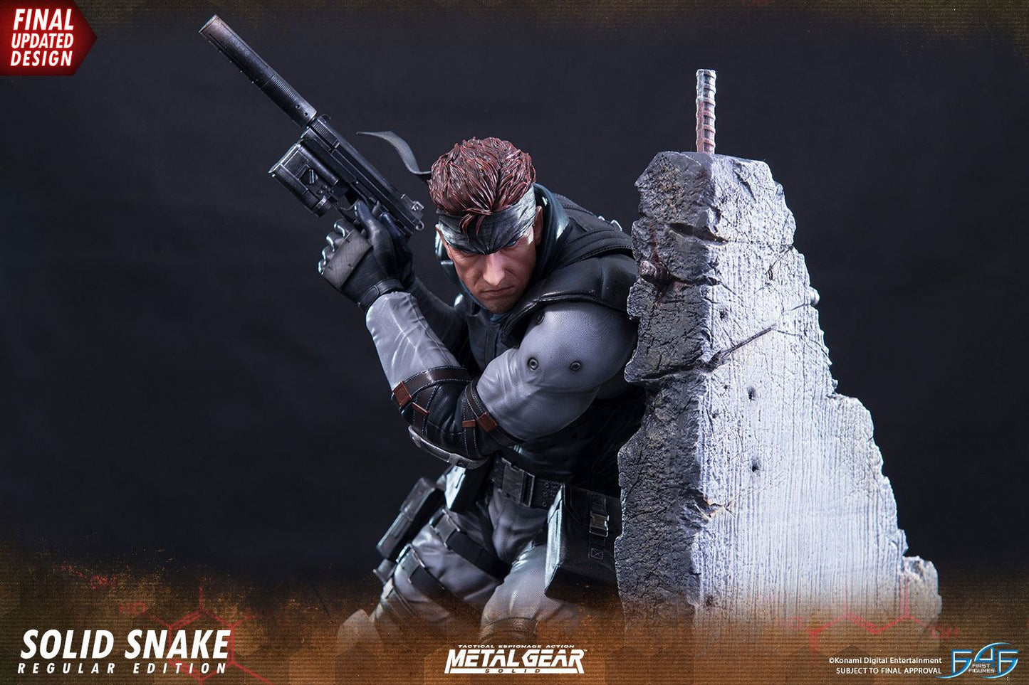 Metal Gear Solid Statue Solid Snake 44 cm