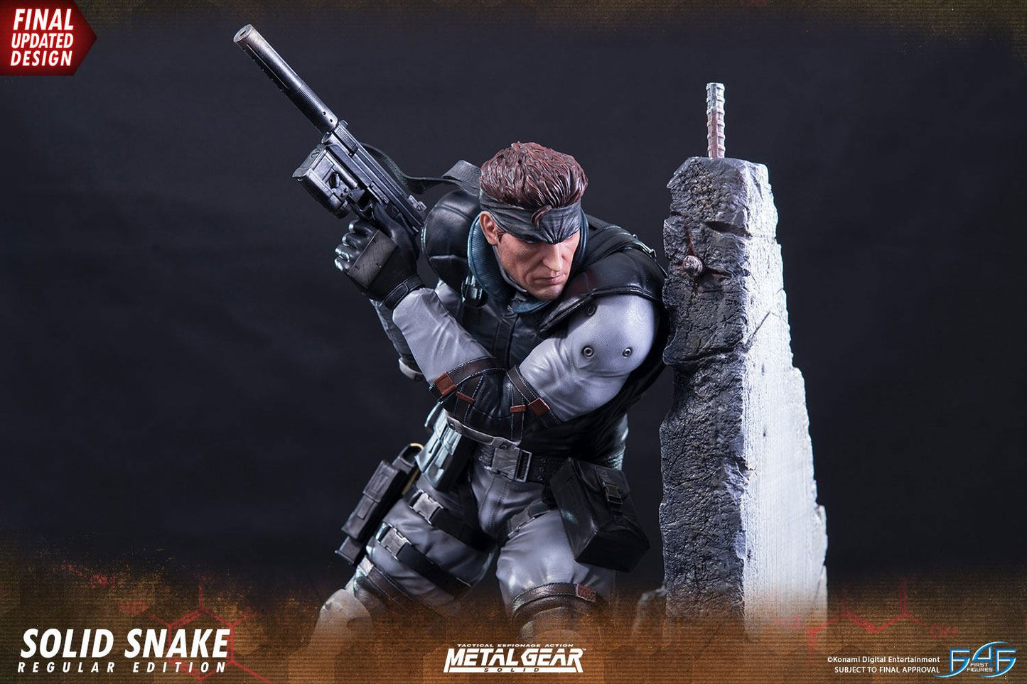 Metal Gear Solid Statue Solid Snake 44 cm