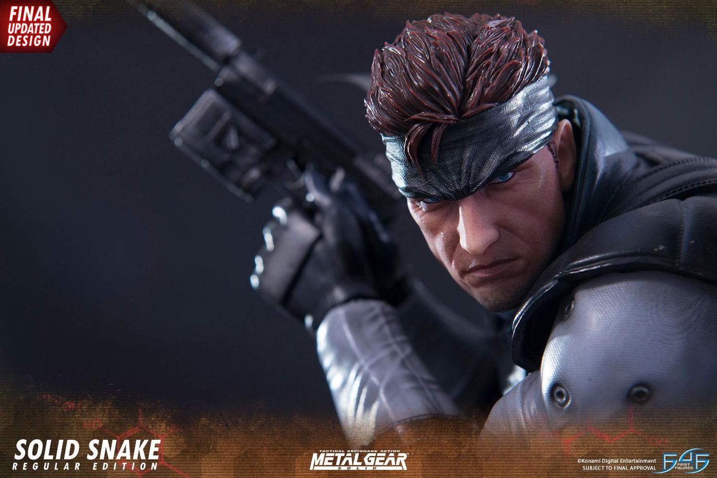 Metal Gear Solid Statue Solid Snake 44 cm