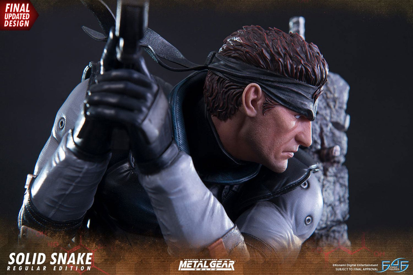 Metal Gear Solid Statue Solid Snake 44 cm