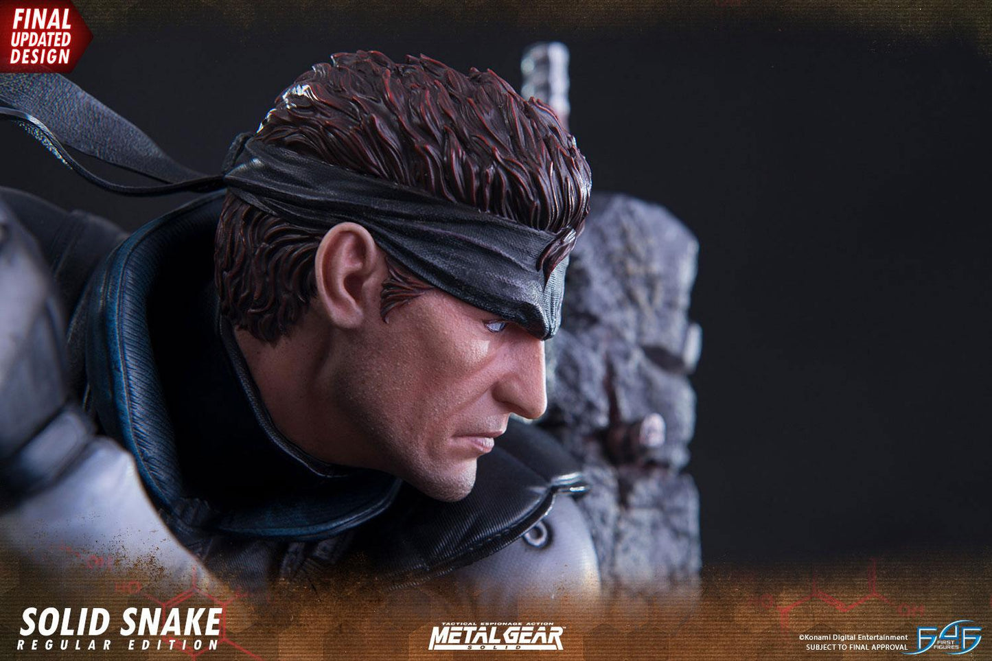 Metal Gear Solid Statue Solid Snake 44 cm