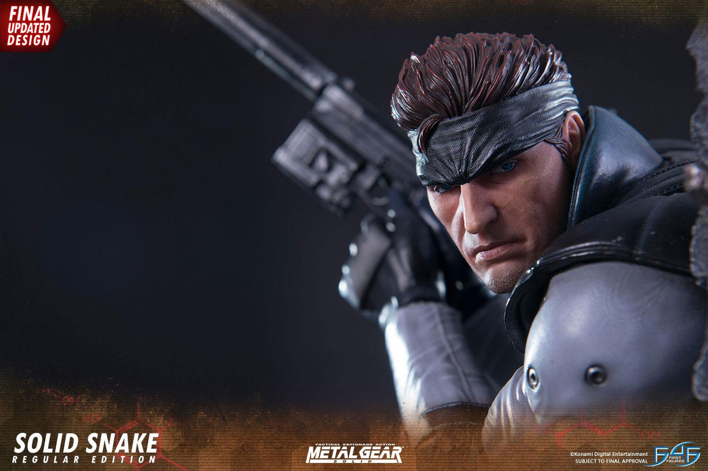 Metal Gear Solid Statue Solid Snake 44 cm