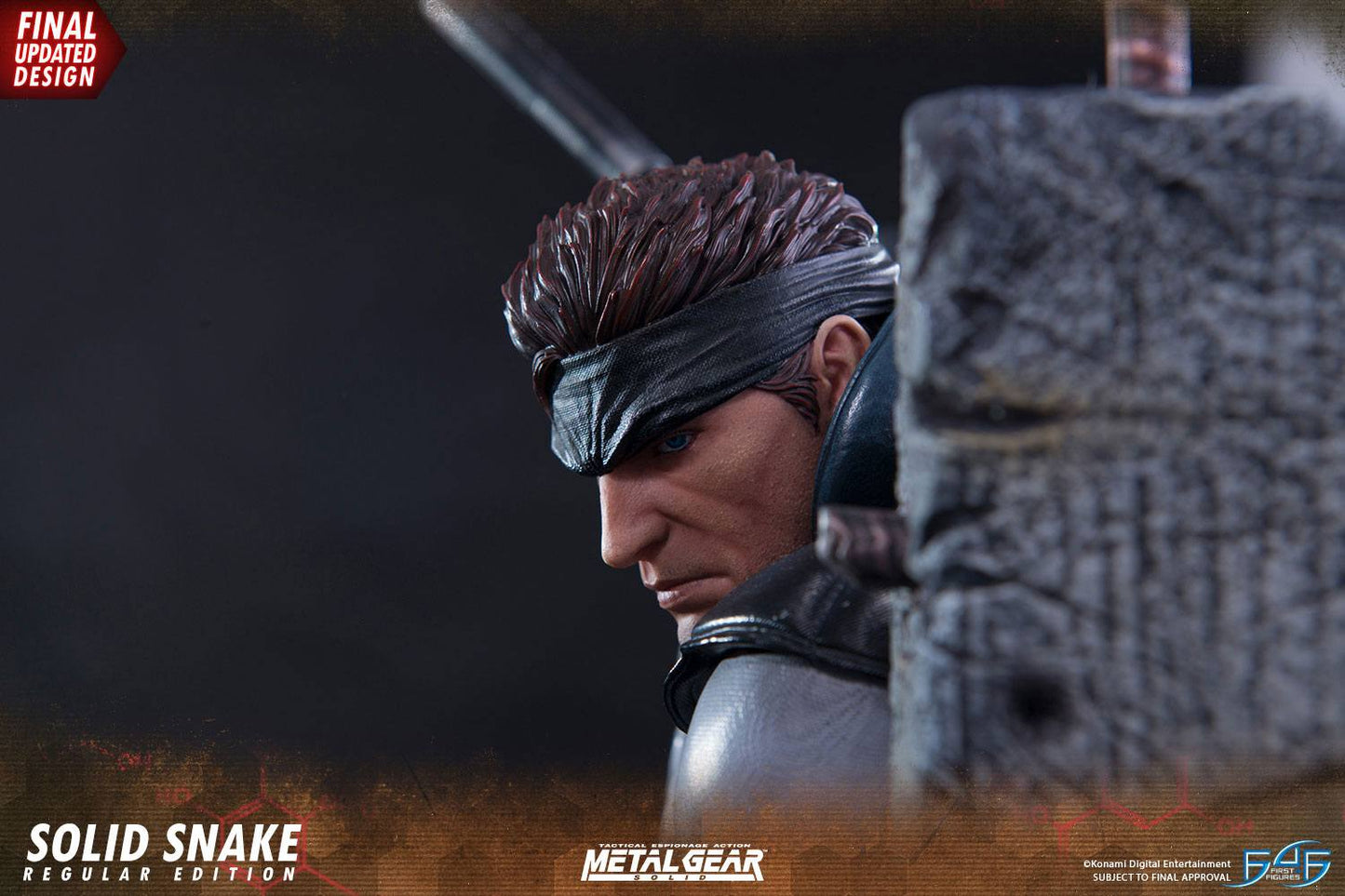 Metal Gear Solid Statue Solid Snake 44 cm