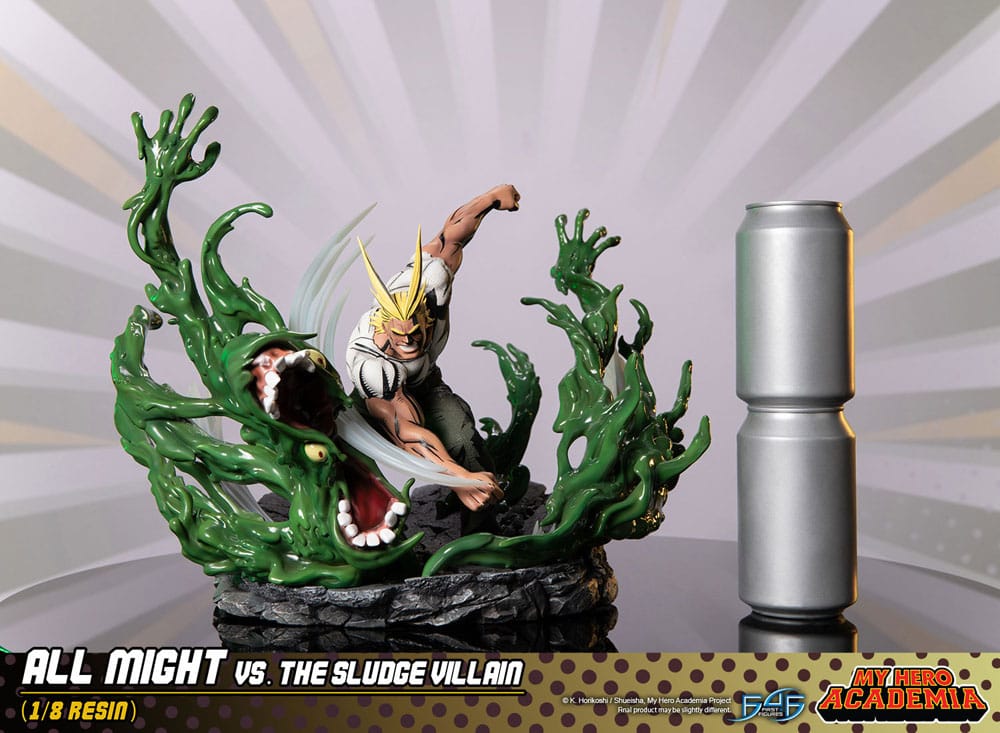 My Hero Academia Diorama All Might Vs. the Sludge Villain 30 cm