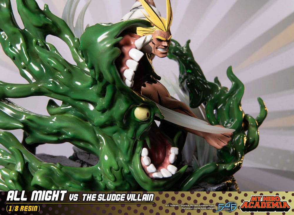 My Hero Academia Diorama All Might Vs. the Sludge Villain 30 cm