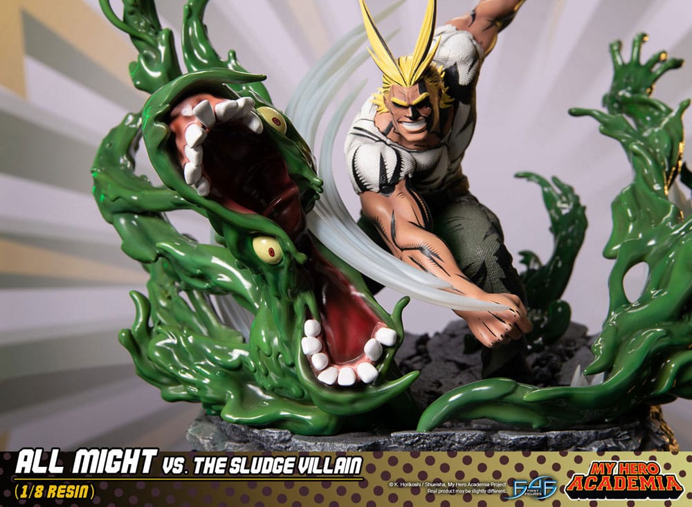 My Hero Academia Diorama All Might Vs. the Sludge Villain 30 cm