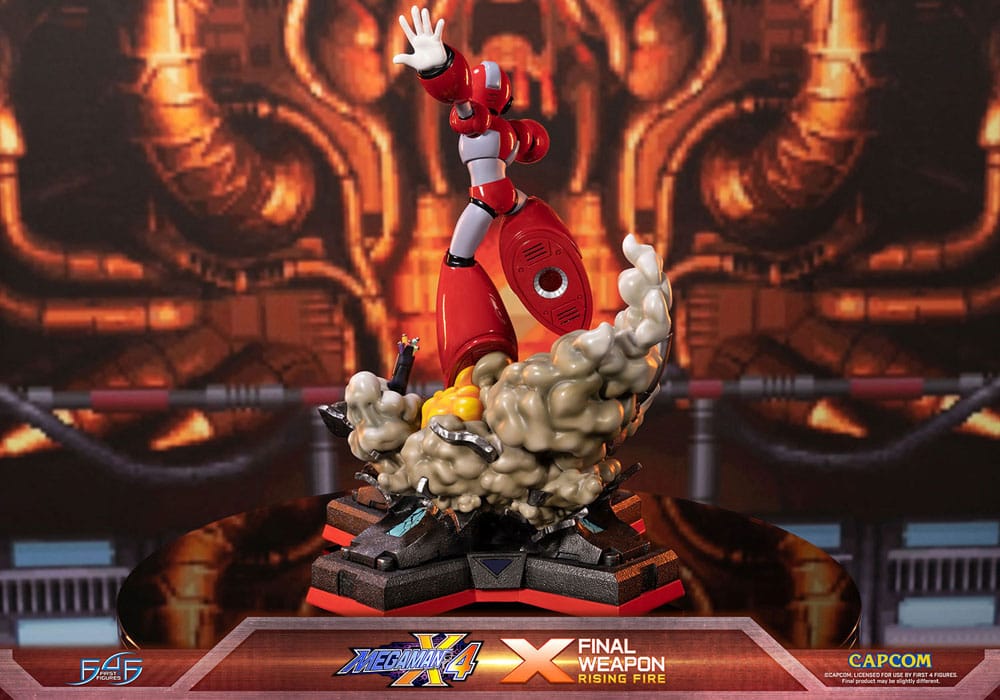 Mega Man X4 Statue X Finale Weapon Rising Fire 45 cm