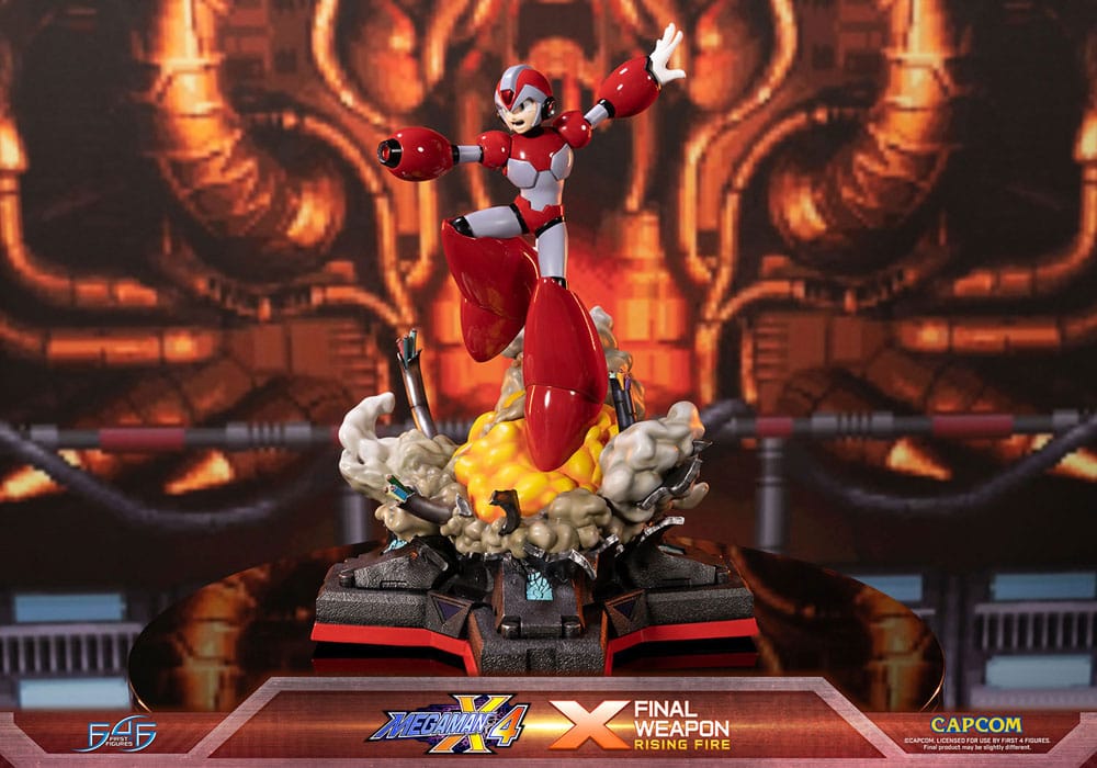 Mega Man X4 Statue X Finale Weapon Rising Fire 45 cm