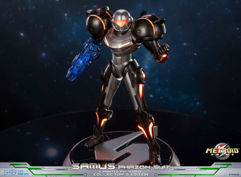 Metroid Prime PVC Statue Samus Phazon Suit Collector´s Edition 28 cm - Damaged packaging