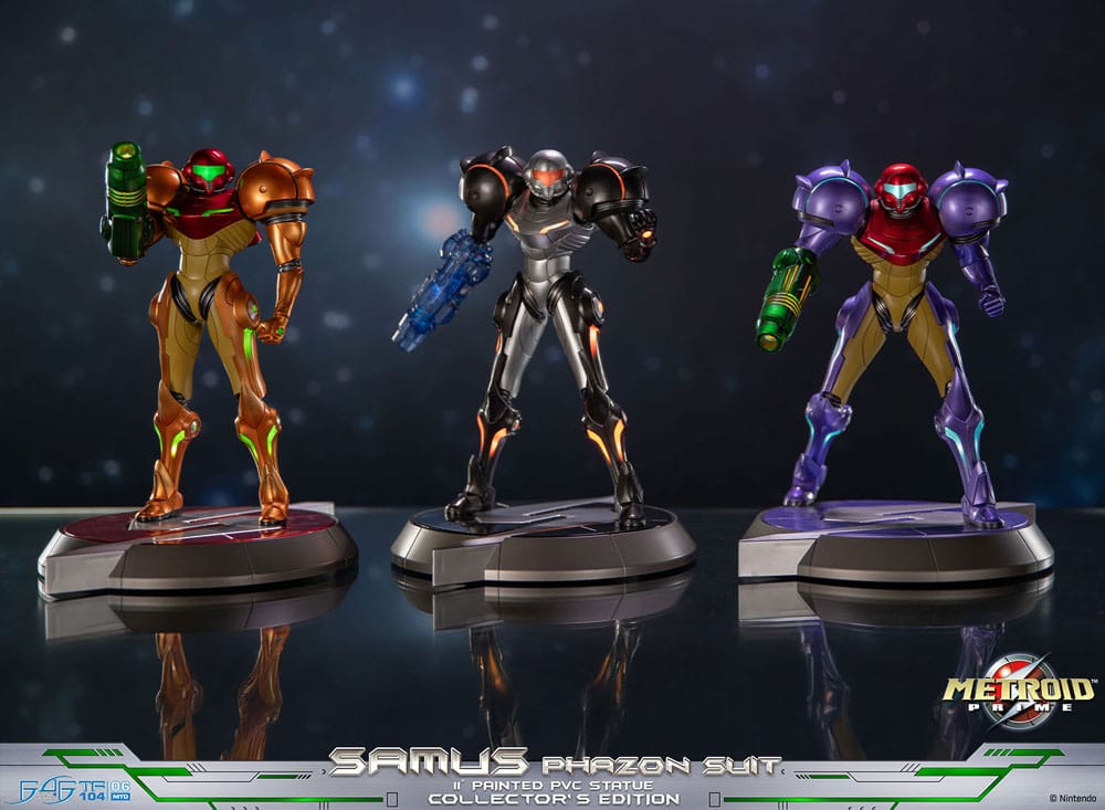Metroid Prime PVC Statue Samus Phazon Suit Collector´s Edition 28 cm - Damaged packaging