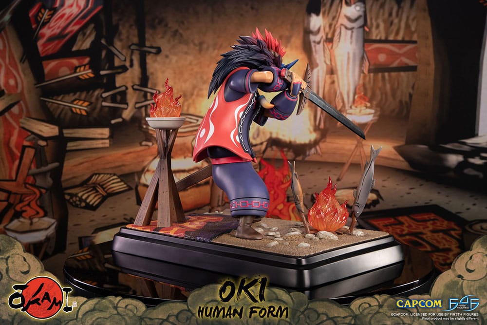 Okami Statue Oki (Human Form) 38 cm