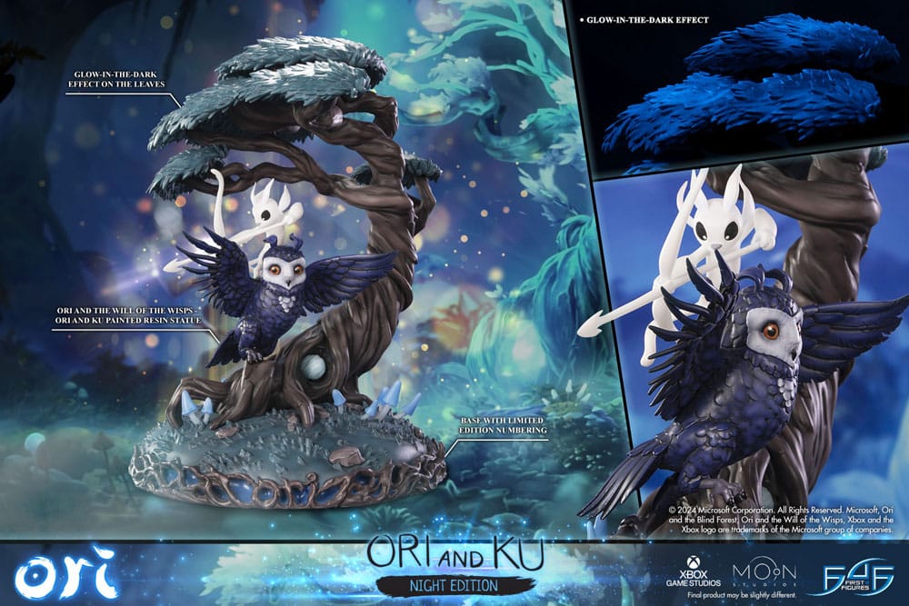 Ori and the Will of the Wisps Statue Ori and Ku Night Ver. 38 cm