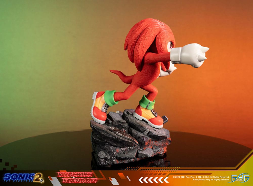 Sonic the Hedgehog 2 Statue Knuckles Standoff 30 cm