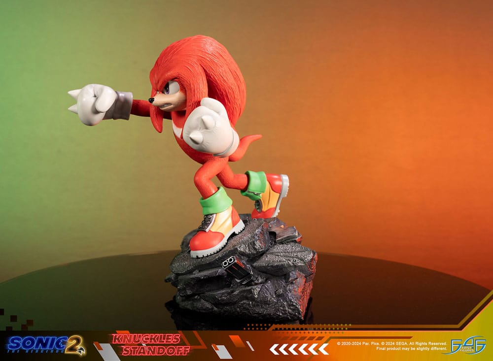 Sonic the Hedgehog 2 Statue Knuckles Standoff 30 cm