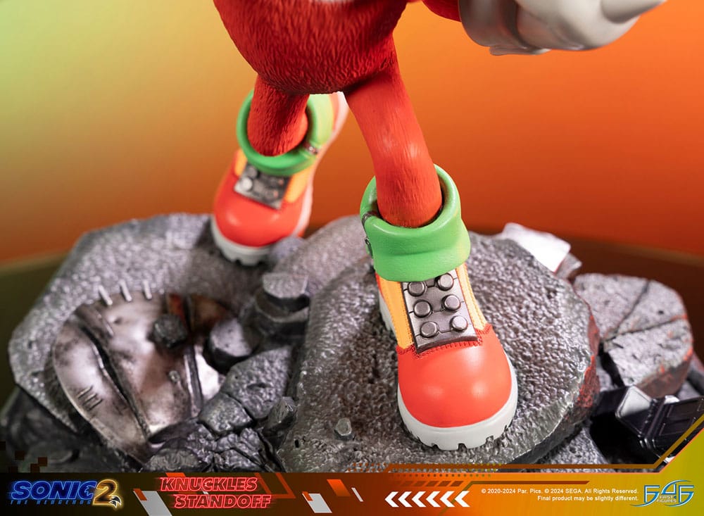 Sonic the Hedgehog 2 Statue Knuckles Standoff 30 cm