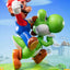 Super Mario Statue Mario & Yoshi 48 cm