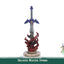 The Legend of Zelda: Tears of the Kingdom Life Size Statue 1/1 Decayed Master Sword 28 cm