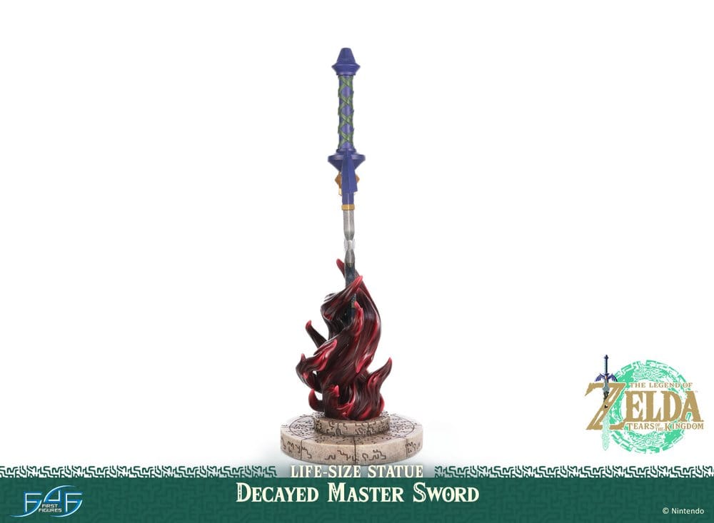 The Legend of Zelda: Tears of the Kingdom Life Size Statue 1/1 Decayed Master Sword 71 cm