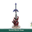 The Legend of Zelda: Tears of the Kingdom Life Size Statue 1/1 Decayed Master Sword 28 cm