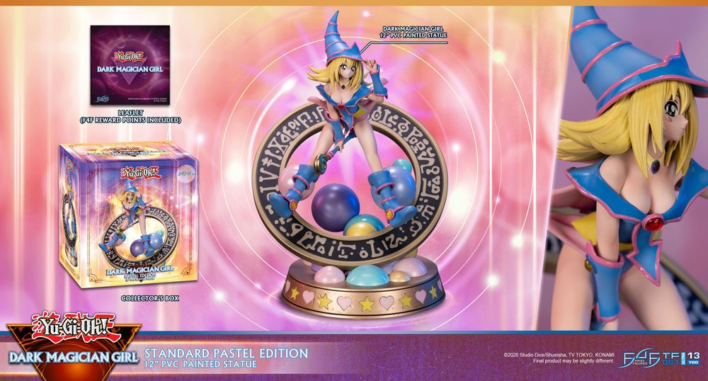 Yu-Gi-Oh! PVC Statue Dark Magician Girl Standard Pastel Edition 30 cm - Damaged packaging