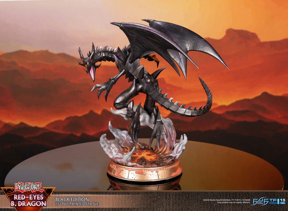 Yu-Gi-Oh! PVC Statue Red-Eyes B. Dragon Black Colour 33 cm