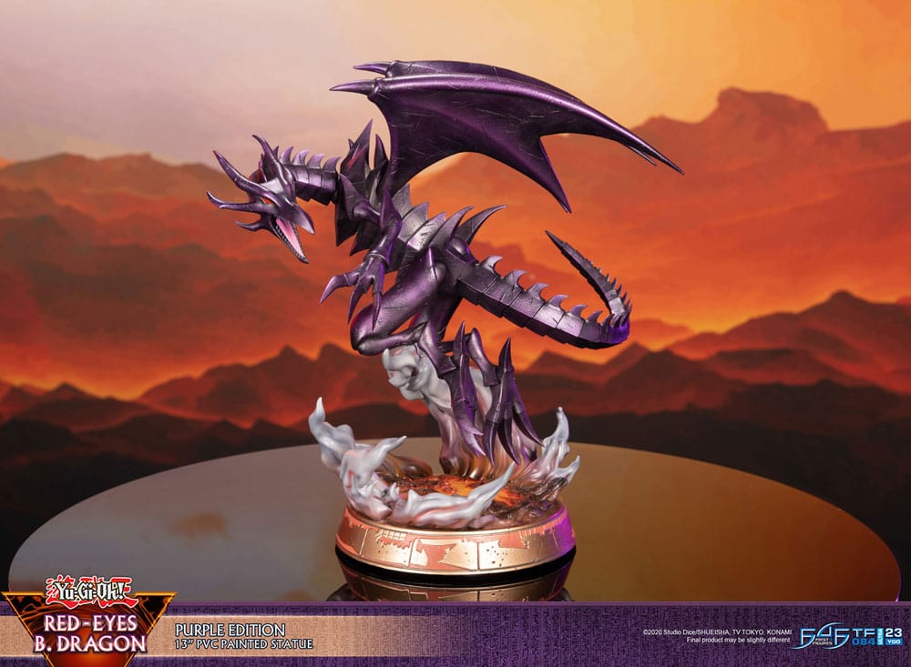 Yu-Gi-Oh! PVC Statue Red-Eyes B. Dragon Purple Colour 33 cm