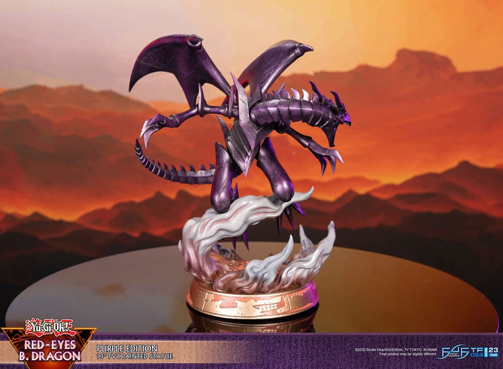 Yu-Gi-Oh! PVC Statue Red-Eyes B. Dragon Purple Colour 33 cm