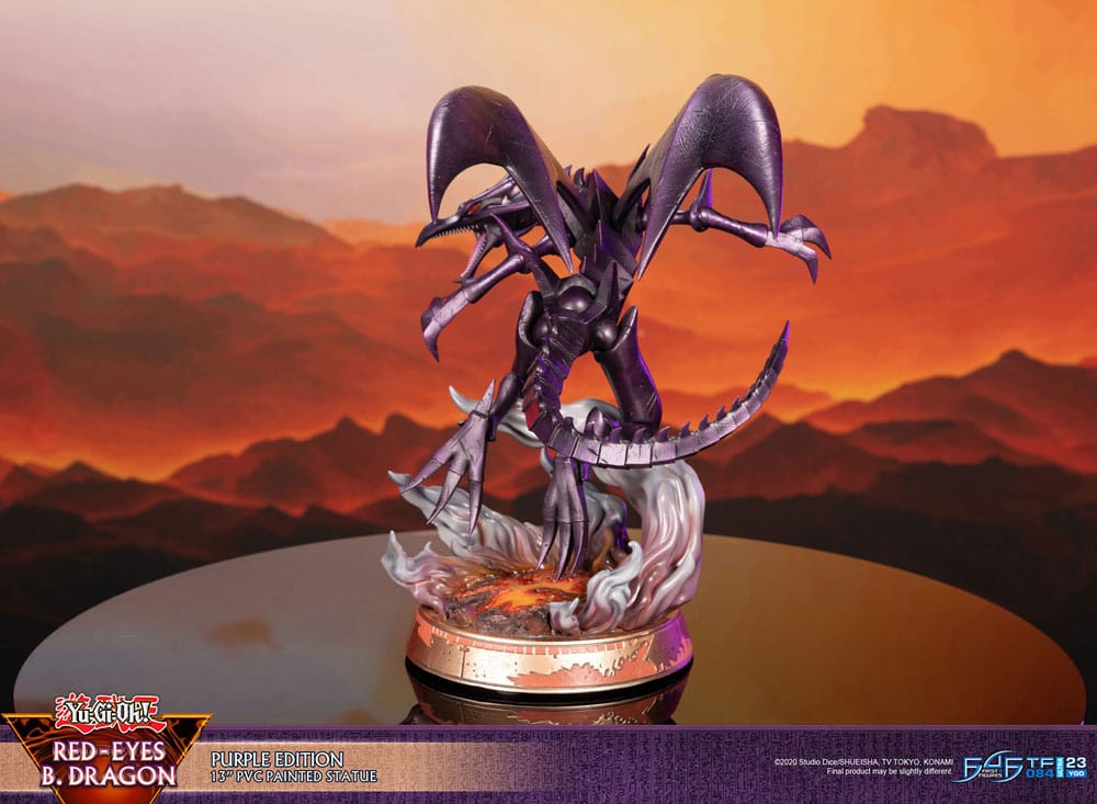 Yu-Gi-Oh! PVC Statue Red-Eyes B. Dragon Purple Colour 33 cm